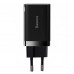 Сетевое зарядное устройство Baseus Super Si Pro Quick Charger C+U 30W EU Black (CCSUPP-E01)