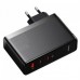 Сетевое зарядное устройство Baseus GaN5 Pro Fast Charger 2C+U 140W (Type-C to Type-C 100W) (1m) Black (CCGP100201)