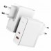 Сетевое зарядное устройство Baseus GaN5 Pro Fast Charger C+U 100W (Type-C to Type-C 100W(20V/5A) (1m) White (CCGP0902020