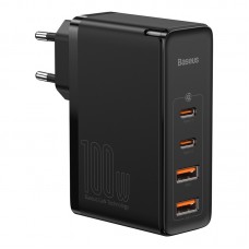 Сетевое зарядное устройство Baseus GaN2 Pro 4 порта, USB*2 + Type-C*2 100W черный (CCGAN2P-L01)