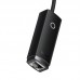 USB Hub Baseus Lite Type-C to RJ45 Ethernet 1000Mbps черный (WKQX000301)