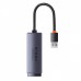 Переходник Baseus Lite Series Ethernet 100Mbps (USB to RJ45) gray