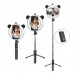 Держатель с кольцевым освещением BOROFONE  Perfect Pic fill light live broadcast holder BY6 |4.7-6.5", D17cm, 3000-6500K, 1200mAh|