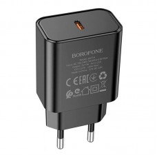 Адаптер сетевой BOROFONE Power single port charger BA71A |1Type-C, 20W/3A, PD/QC|