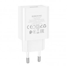 Адаптер сетевой BOROFONE Aspirer single port charger BA74A |1USB, 2.1A|