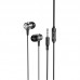 Наушники BOROFONE Platinum metal universal earphones with microphone BM75 |1.2m, Hi-Fi|