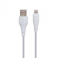 USB Borofone BX18 Lightning цвет белый
