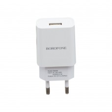 Сетевое зарядное устройство Borofone BA20A Micro 1USB 2.1A цвет белый