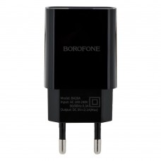 Сетевое зарядное устройство Borofone BA20A Type-C 1USB 2.1A цвет чёрный