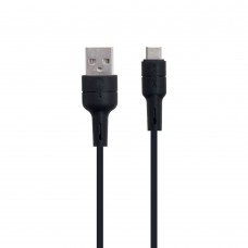 USB Borofone BX30 Silicone Type-C цвет чёрный