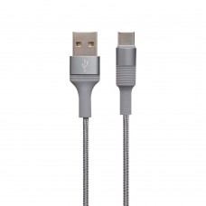 USB Borofone BX21 Type-C цвет серый
