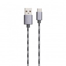 USB Borofone BX24 Ring current Type-C цвет серый