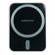 Автодержатель Borofone BH43 Xperience Magnetic Wireless Charging цвет чёрно-стальной