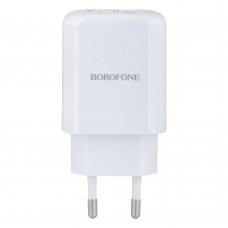 Сетевое зарядное устройство Borofone BN4 PD 20W QC3.0 Type-C to Lightning цвет белый