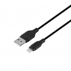 USB Borofone BX42 Silicone Lightning цвет чёрный