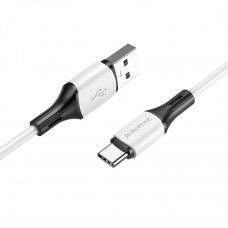 USB Borofone BX79 Silicone Type-C 3A цвет белый