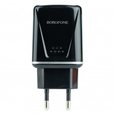 Сетевое зарядное устройство Borofone BA54A QC3.0 18W цвет черный