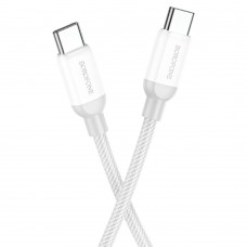USB Borofone BX68 100W (20V5A) Type-C to Type-C цвет стальной