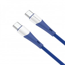 USB Borofone BX60 Superior 60W Type C to Type C цвет синий