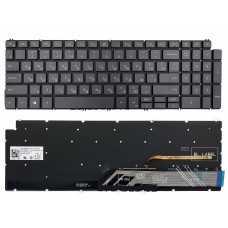 Клавиатура Dell Inspiron 15 7591 5584 7590 7791 графит без рамки прямой Enter подсветка Original PRC
