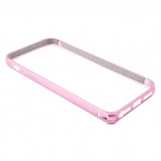 Бампер Devia для iPhone 5/5S/5SE Buckle Curve Pink