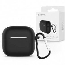 Чехол Devia Naked Silicone with Loophole Series для AirPods 3 Black