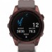 Смарт-Часы Garmin fenix 7S Sapphire Solar Dark Bronze Titanium with Shale Gray Band (010-02539-29)