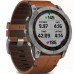 Смарт-Часы Garmin fenix 7X Sapphire Solar Titanium with Chestnut Leather Band (010-02541-19)