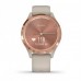 Смарт-Часы Garmin vivomove 3s Rose Gold Stainless Steel Bezel with Light Sand Case and Silicone Band (010-02238-02)