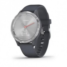 Смарт-Часы Garmin vivomove 3s Silver Stainless Steel Bezel with Granite Blue Case and Silicone Band (010-02238-00)