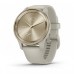 Смарт-Часы Garmin vivomove Trend Cream Gold Stainless Steel Bezel with French Gray Case and Silicone Band (010-02665-02)