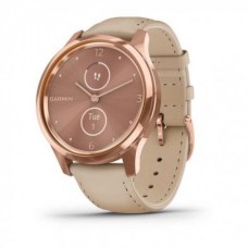 Смарт-Часы Garmin vivomove Luxe Rose Gold Light Sand Leather (010-02241-21)