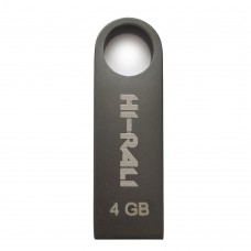 USB Flash Drive Hi-Rali Shuttle 4gb цвет стальной