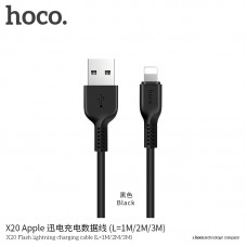 Кабель 3 метра HOCO X20 - USB - lightning black