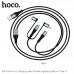 Кабель HOCO X38 Cool 4-in-1 2Lightning / Micro Usb / Type-C 1m