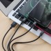 Кабель 3-в-1 HOCO X14 - Combo Lightning / Micro USB / Type-C  черный