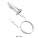 Адаптер автомобильный HOCO Type-C to Lightning cable Colossus Z31A |1Type-C/1USB, QC3.0/PD|