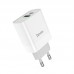 Адаптер сетевой HOCO Rapido C80A |1USB/1Type-C, 3.1A/20W, QC/PD|