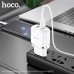 Адаптер сетевой HOCO Lightning cable Aspiring dual port charger set N4 |2USB, 2.4A|