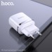 Адаптер сетевой HOCO Aspiring dual port charger  N4 |2USB, 2.4A| (Safety Certified)