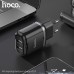 Адаптер сетевой HOCO Aspiring dual port charger  N4 |2USB, 2.4A| (Safety Certified)