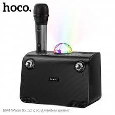 Акустика-Караоке HOCO Warm Sound K Song wireless speaker BS41 |BT/TF/USB/AUX, Microphone, 20W|