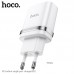 Адаптер сетевой HOCO Ardent single port charger N1 |1USB, 2.4A, 12W| (Safety Certified)