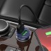 Адаптер автомобильный HOCO Farsighted dual port QC3.0 car charger Z39 черный