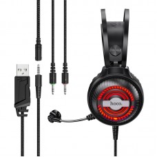 Hаушники HOCO Streamer gaming headphones LED W101