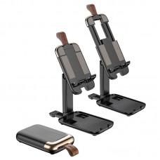 Держатель HOCO Dawn folding desktop stand S28 черный 4.7-14" 