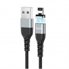 Кабель HOCO Lightning Traveller magnetic charging data cable U96 |1.2m, 2.4A|