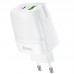 Адаптер сетевой HOCO Bright dual port charger C85A |1USB/1Type-C, 5A, PD20W/QC3.0|