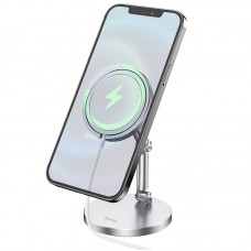 Держатель HOCO Daring magnetic wireless charging desktop stand PH39 (без MagSafe)