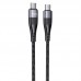 Кабель HOCO Type-C to Type-C Vortex magnetic charging data cable U99 |1m, 5A, 100W|